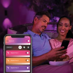 Ulkoseinävalaisin Philips Hue Appear White and Color Ambiance 2x8W, musta