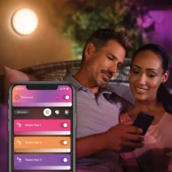 Ulkoseinävalaisin Philips Hue Daylo White and Color Ambiance 15W, teräs