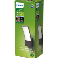 Ulkoseinävalaisin Philips Splay antrasiitti 12W 40K