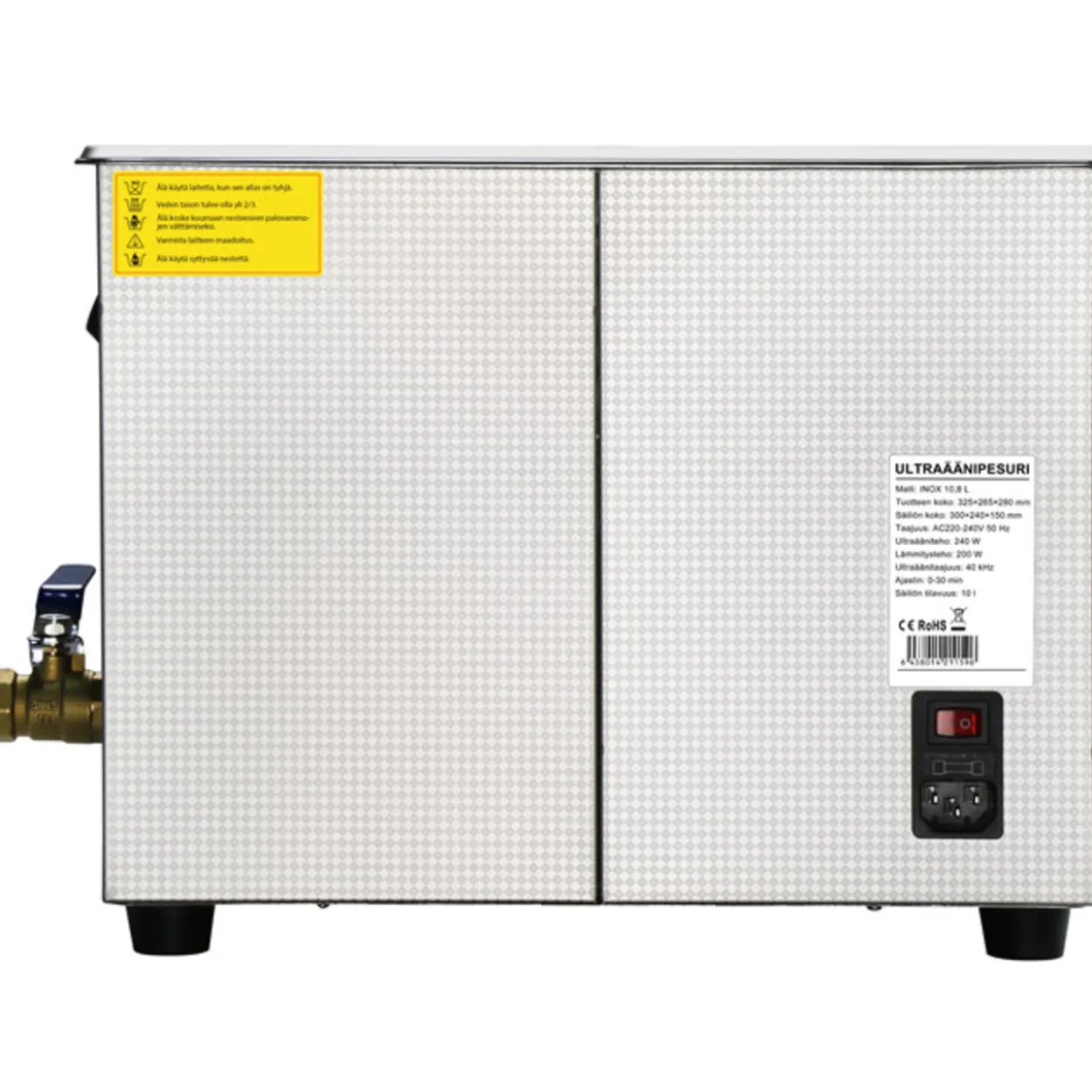 Ultraäänipesuri Timco 10,8 l INOX