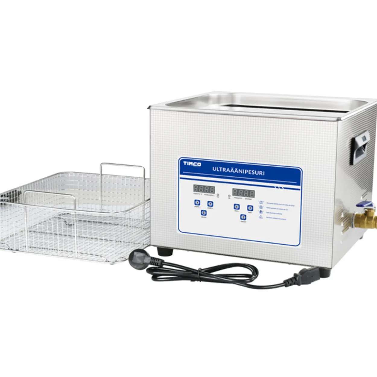 Ultraäänipesuri Timco 10,8 l INOX