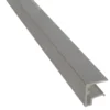 U-päätelista Keraplast, 10 mm alumiini 3 m