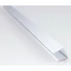 U-päätelista Keraplast, 16 mm alumiini 2,5 m