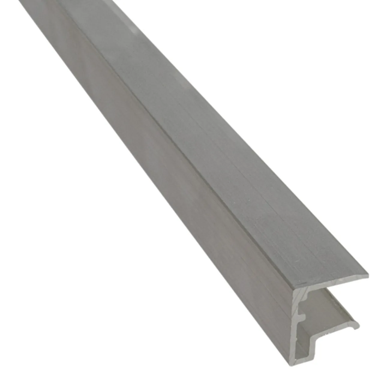 U-päätelista Keraplast, 10 mm alumiini 2,5 m