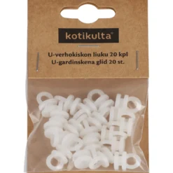 U-pyöröliuku Kotikulta 20 kpl valkoinen