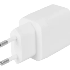 USB-C seinälaturi Deltaco 20 W valkoinen
