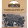 U-verhokiskon liuku Kotikulta 20 kpl nipistimellä musta