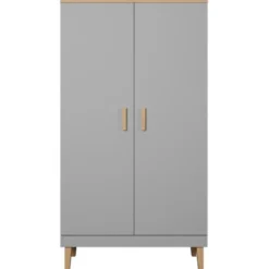 Vaatekaappi Kocot 184 x 100 cm Denver harmaa/beige
