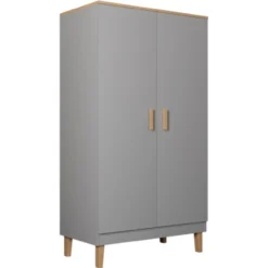 Vaatekaappi Kocot 184 x 100 cm Denver harmaa/beige