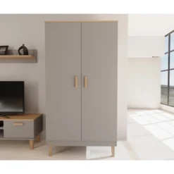 Vaatekaappi Kocot 184 x 100 cm Denver harmaa/beige