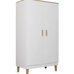 Vaatekaappi Kocot 184 x 100 cm Denver valkoinen/beige