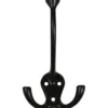 Vaatekoukku Alba 140 mm samakkia, musta