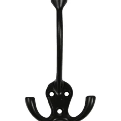 Vaatekoukku Alba 140 mm samakkia, musta