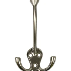 Vaatekoukku Alba 110 mm, samakki/mattanikkeli