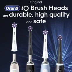 Vaihtoharja Oral-B 3 kpl iO Radiant White Black