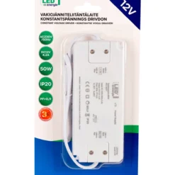 Vakiojänniteliitäntälaite Led Energie 12V 50W IP20 155 x 65 x 22 mm