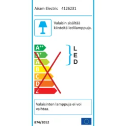 Valaisin Airam Basic Led IP20 28W/840 PCO WH