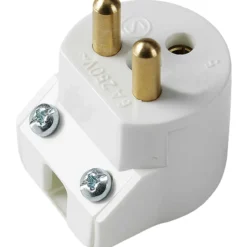 Valaisintulppa maadoitettu 250V, 6A, IP20