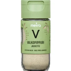 Valkopippuri Meira 38 g jauhettu