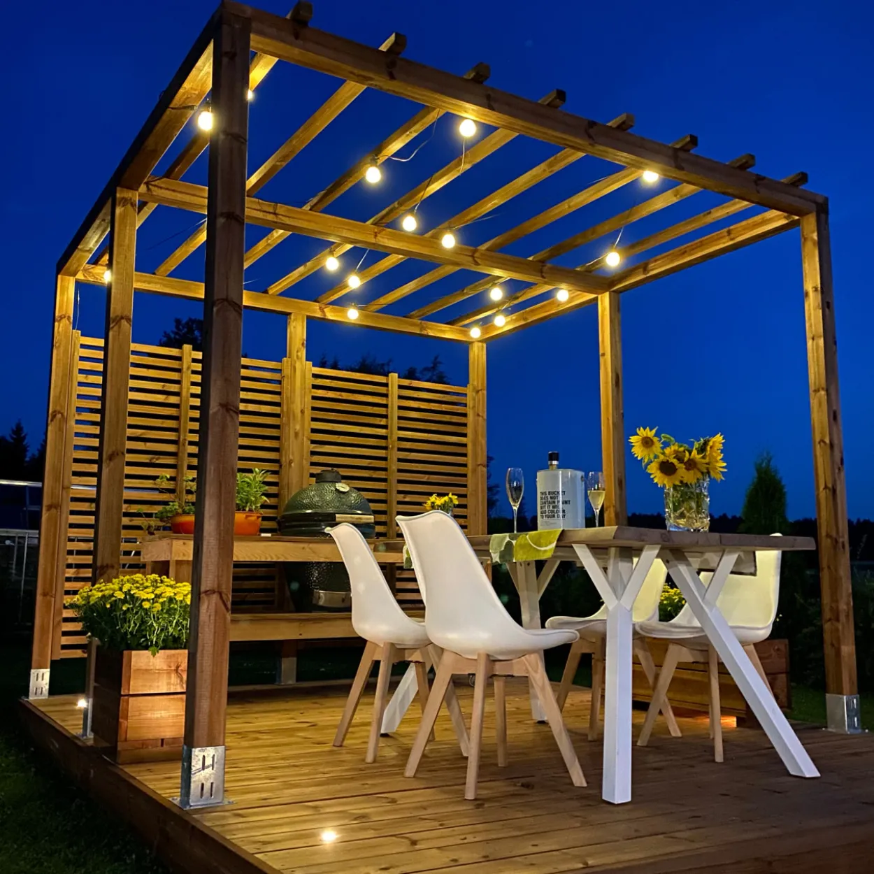 Valmisterassi Patio Terassit Koko Classic 3x4 kestopuu