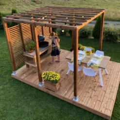 Valmisterassi Patio Terassit Koko Classic 3x4 kestopuu
