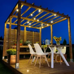Valmisterassi Patio Terassit Koko Classic 3x3 kestopuu