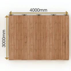 Valmisterassi 3x4 Patio Terassit Classic kestopuu
