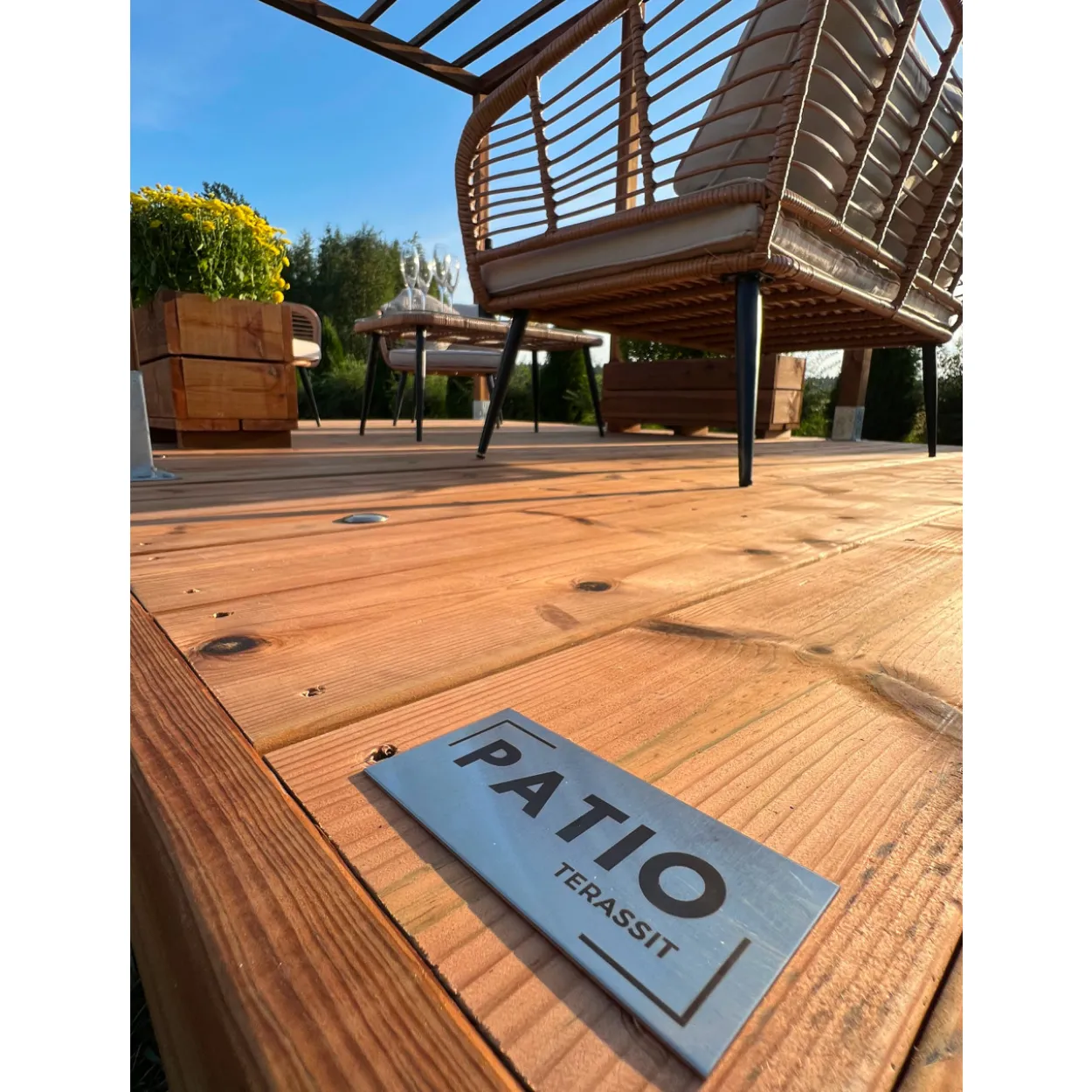 Valmisterassi 3x3 Patio Terassit Classic kestopuu