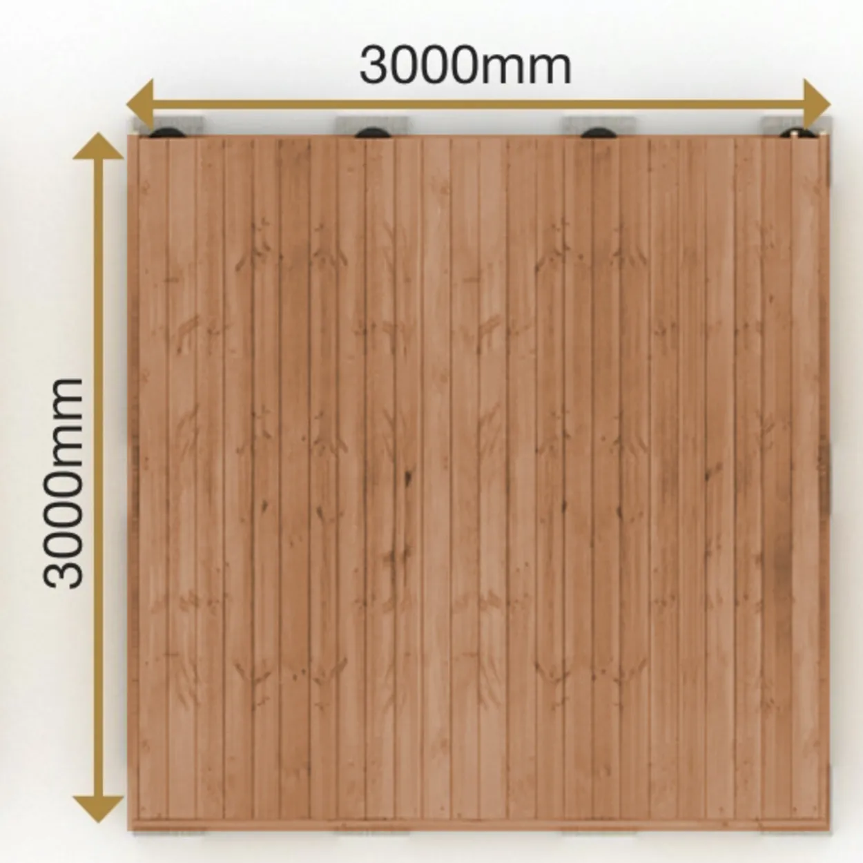 Valmisterassi 3x3 Patio Terassit Classic kestopuu