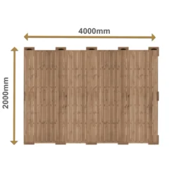 Valmisterassi 2x4 Patio Terassit Classic kestopuu