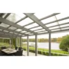 Valokate Keraplast PC Sun trapetsilevy 0,8 mm savunharmaa 1040 x 4000 mm