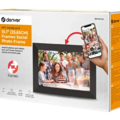 Valokuvakehys Denver Frameo PFF-1024BMK2 digitaalinen