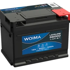 Vapaa-ajan akku Woima 60Ah 242x175x175 -/+ 540A EN