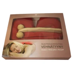 Vehnätyyny+hierontarulla sydän