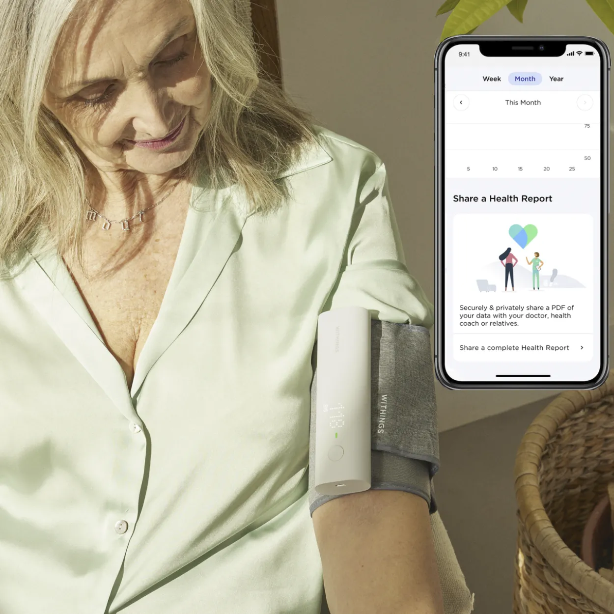 Verenpainemittari Withings BPM Connect