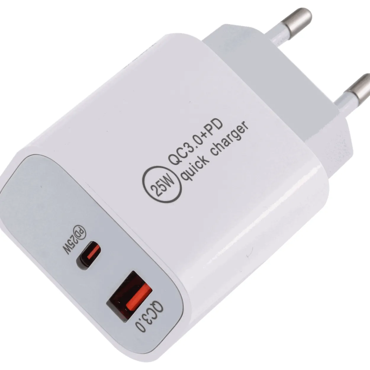 Verkkovirtalaturi Mobia USB-C PD 25 W + USB QC 3,0