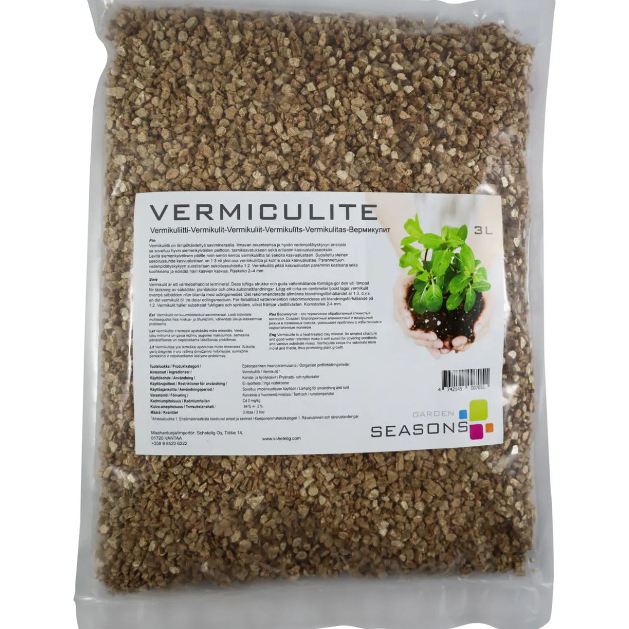Vermikuliitti Garden Seasons 3 l