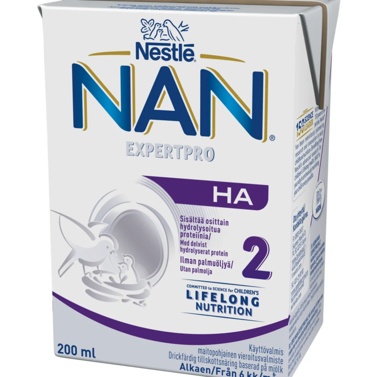 Vieroitusvalmiste Nestle Nan 200 ml HA 2