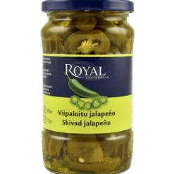 Vihreä viipaloitu jalapeno 360 / 175 g