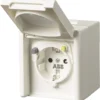 Vikavirtasuojapistorasia ABB Kosti IP44 3120EUGKS-44.2P