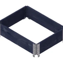 Viljelylaatikko Upyard Gardenbox 80x60 cm, musta