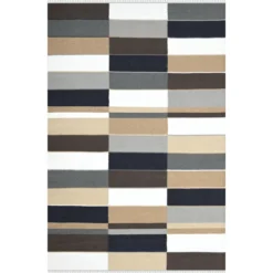 Villamatto Kotikulta 160 x 230 cm Madras harmaa