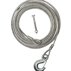 Vinssivaijeri 10 m x 6 mm koukku