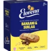 Välipalakeksi Elovena 10 x 30 g banaani-suklaa 100 % kauraa