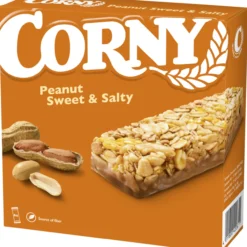 Välipalapatukka Corny 6 x 25 g Peanut Sweet & Salty