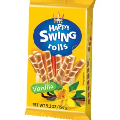 Vohvelirulla Happy Swing Rolls 150 g vanilja