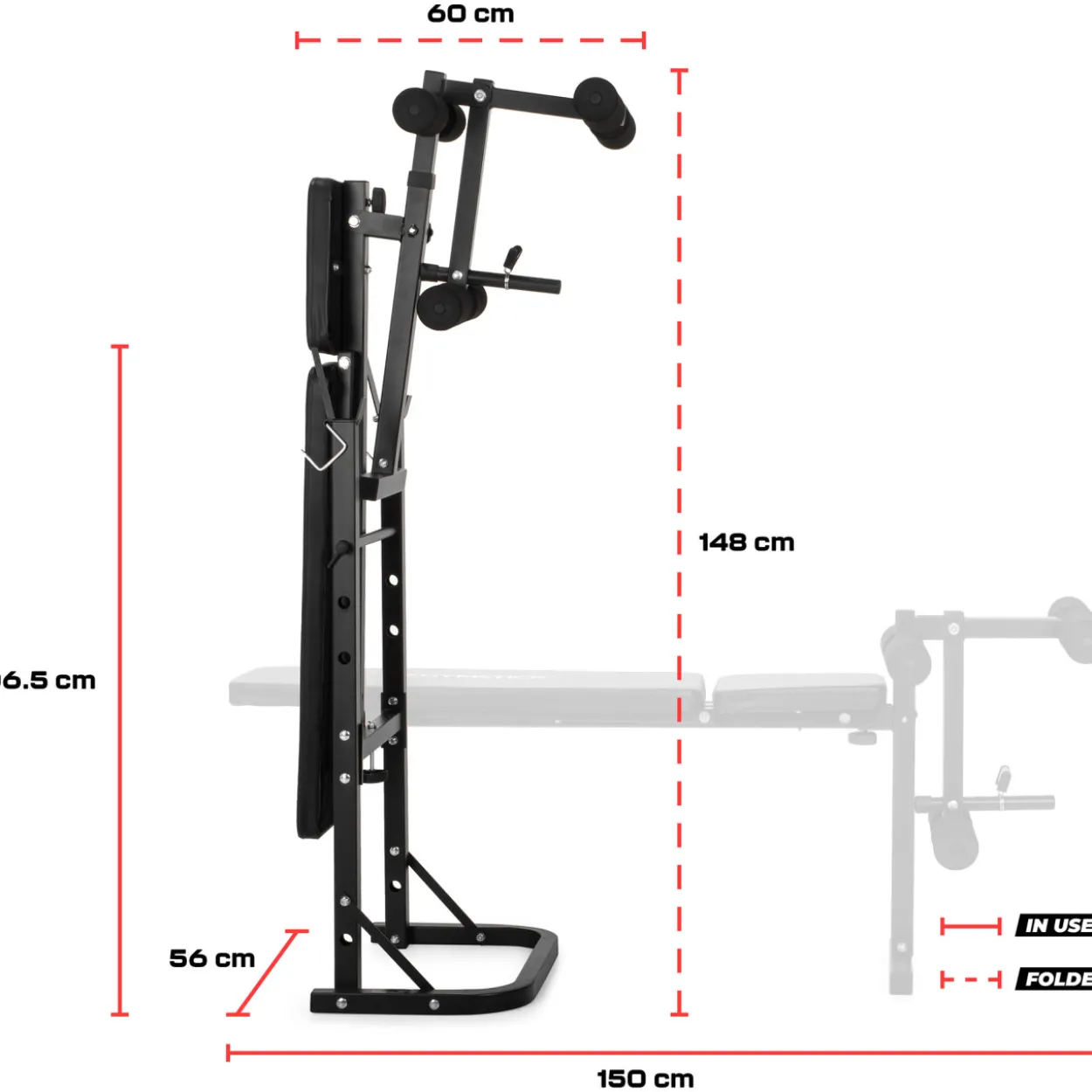 Voimapenkki Gymstick Weight Bench