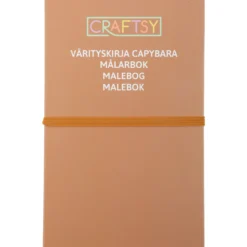 Värityskirja Craftsy Capybara + puuvärikynät 10 kpl