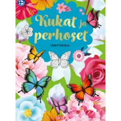 Värityskirja Tactic Kukat ja perhoset