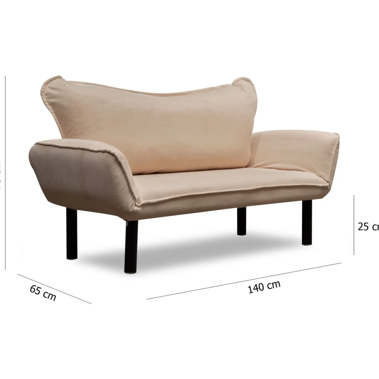 Vuodesohva Chic Home 140 cm Chloe 2-istuttava